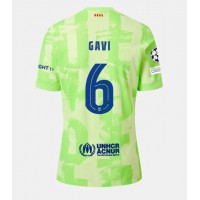 Fotbalové Dres Barcelona Paez Gavi #6 Alternativní 2024-25 Krátký Rukáv